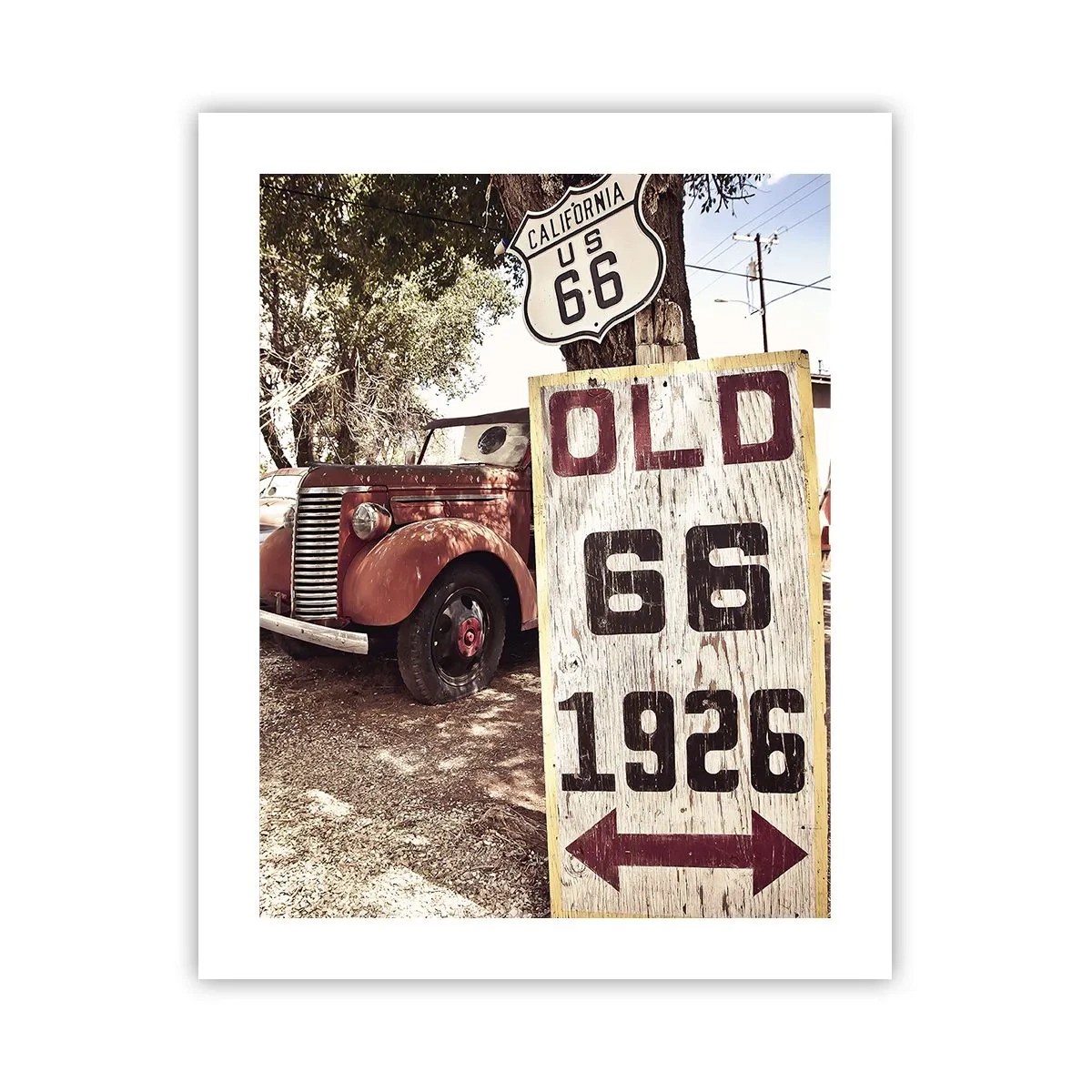 Affisch - Amerikanska provinsens legend - 40x50 cm