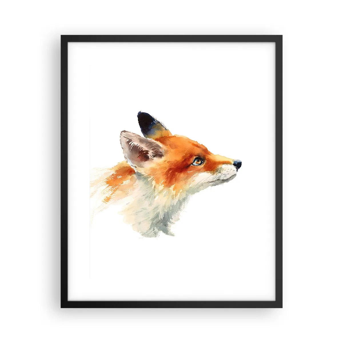 Affisch i svart ram - Försiktighet skadar aldrig - 40x50 cm