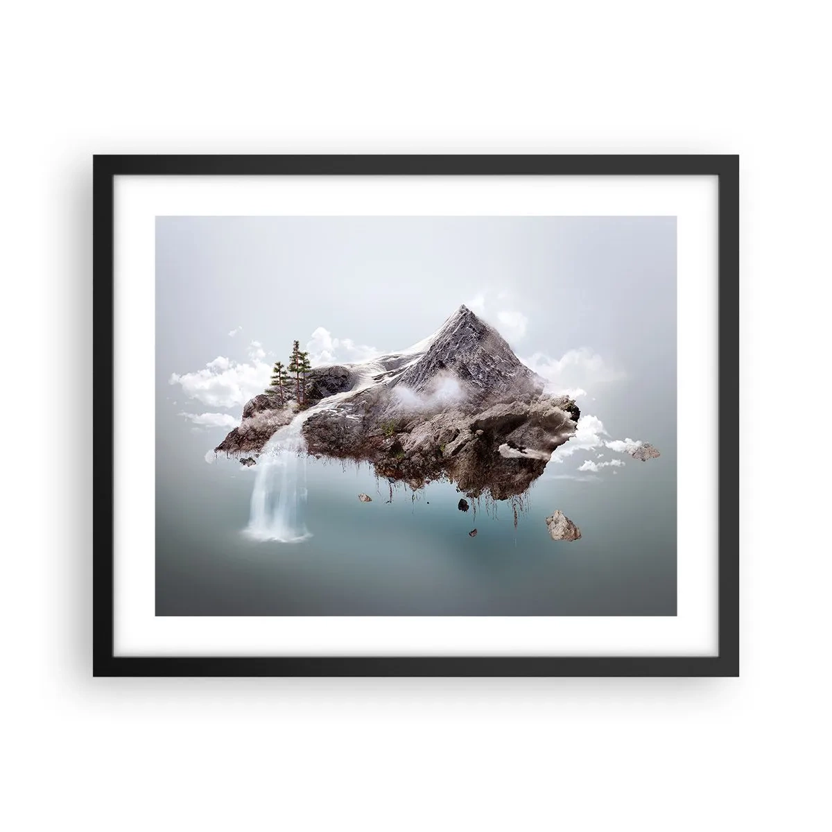 Affisch i svart ram - Med surrealistens öga - 50x40 cm