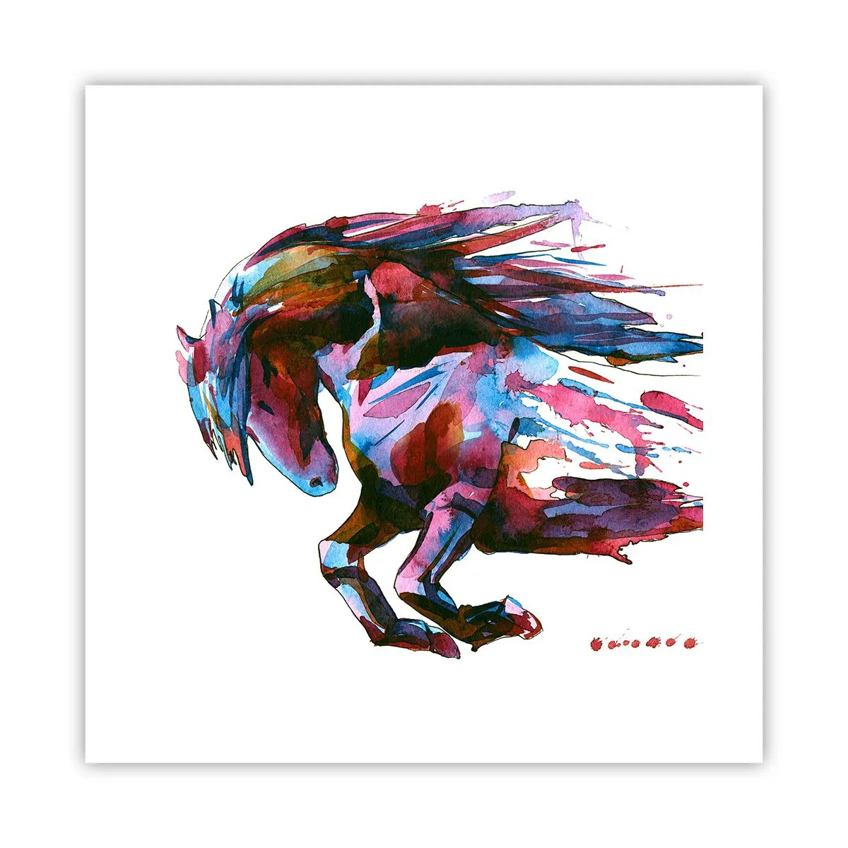 Affisch - I extas - 40x40 cm