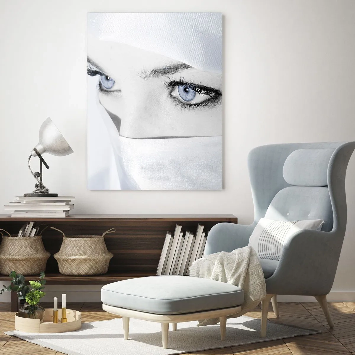 Glastavla - Bild på glas - Direkt från 1000 och en natt - 50x70 cm