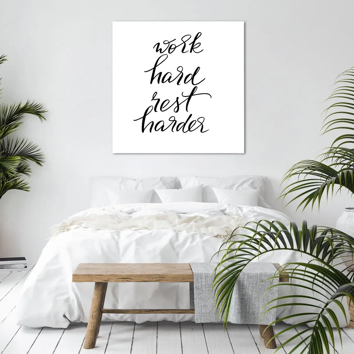 Canvastavla - Bild på duk - Livsbalans - 50x50 cm