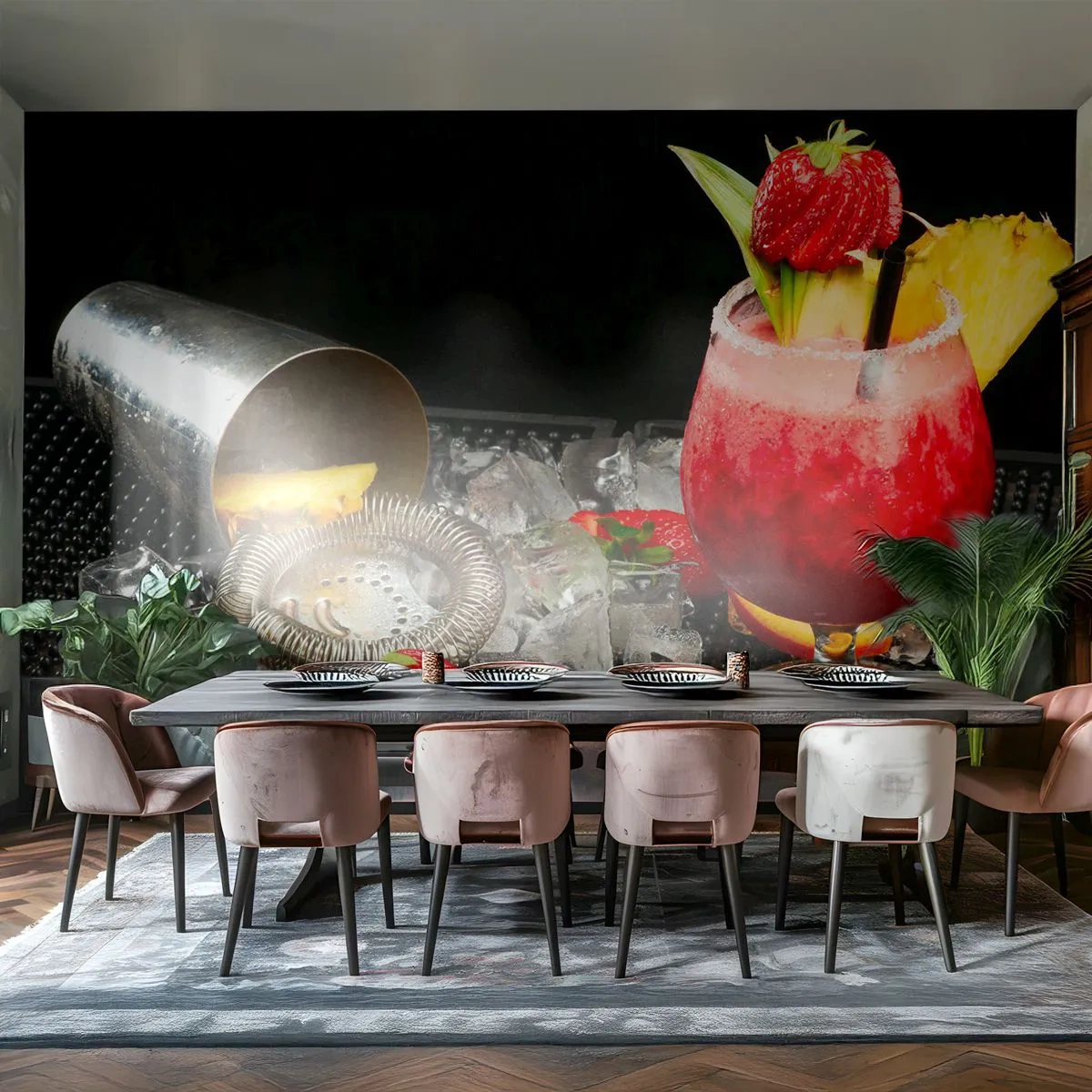 Fototapet Premium Sand - Trolla fram smaken - Dryck, Cocktail, Shaker - 100x70 cm