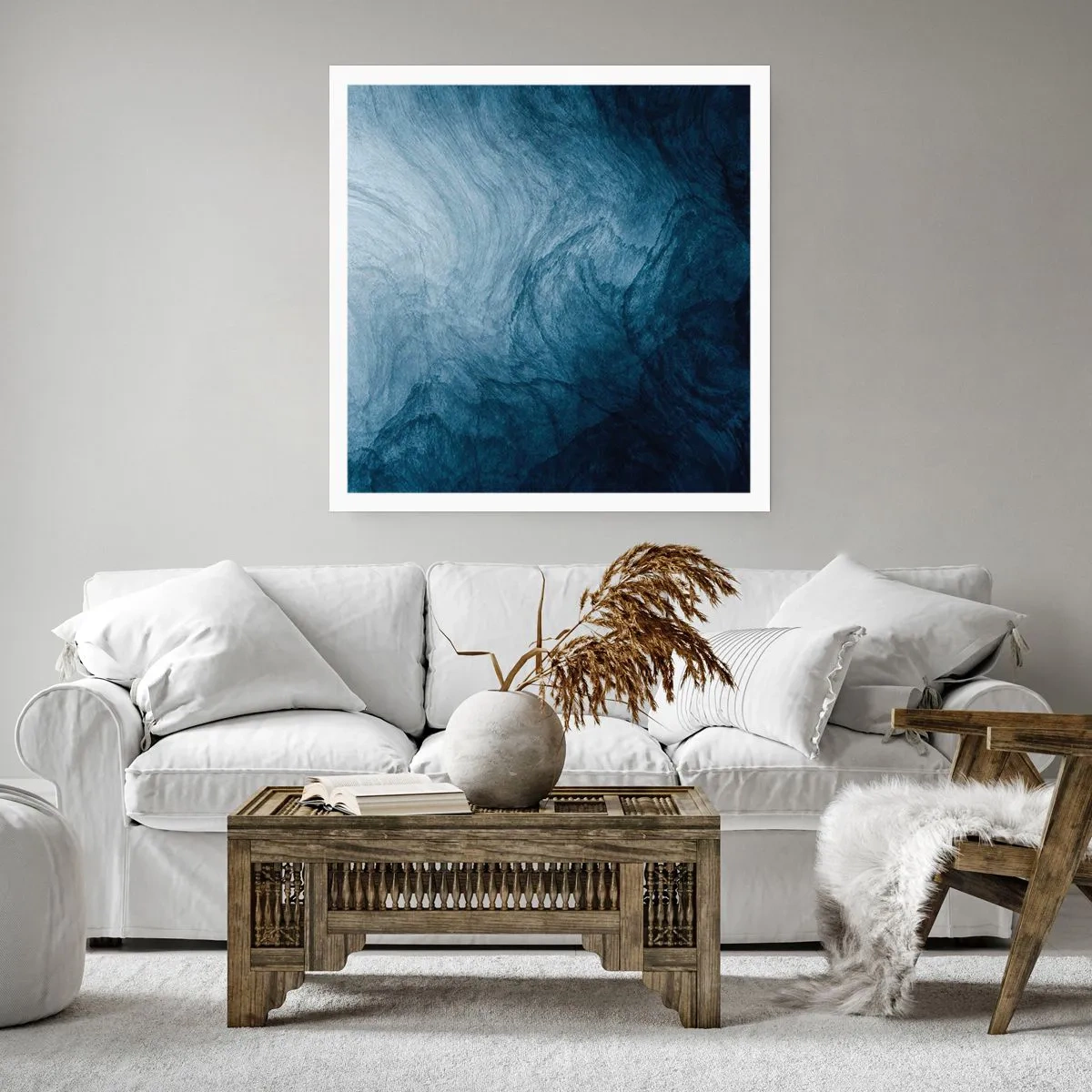 Affisch - Nå djupt in - 40x40 cm