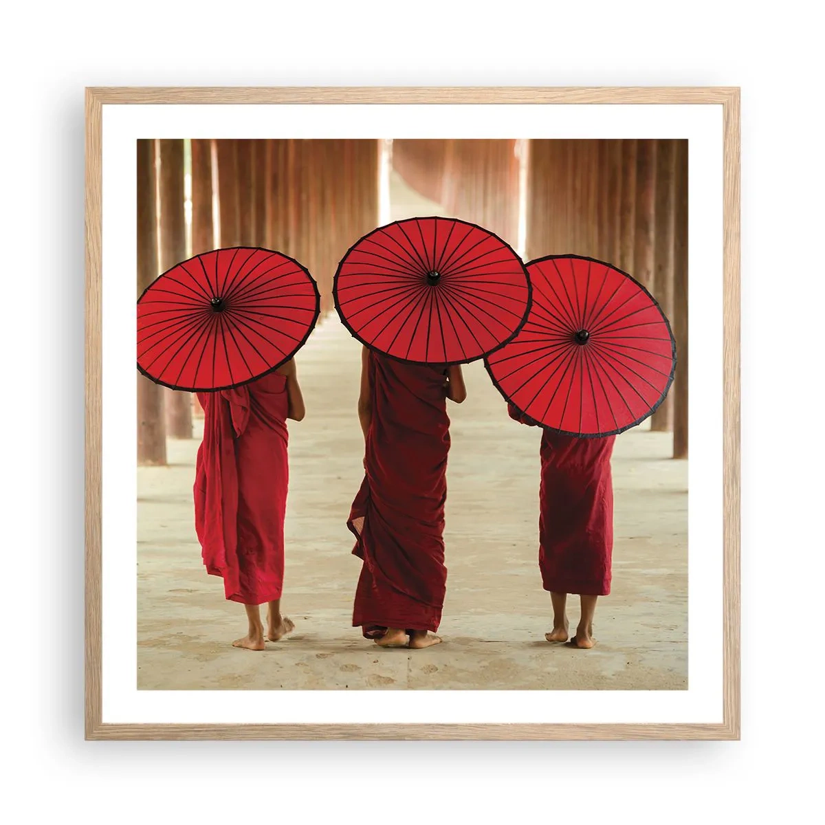 Affisch i ram av ljusek - På väg mot Rena landet - 60x60 cm