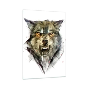 Glastavla - Bild på glas - Stå stilla! - 70x100 cm