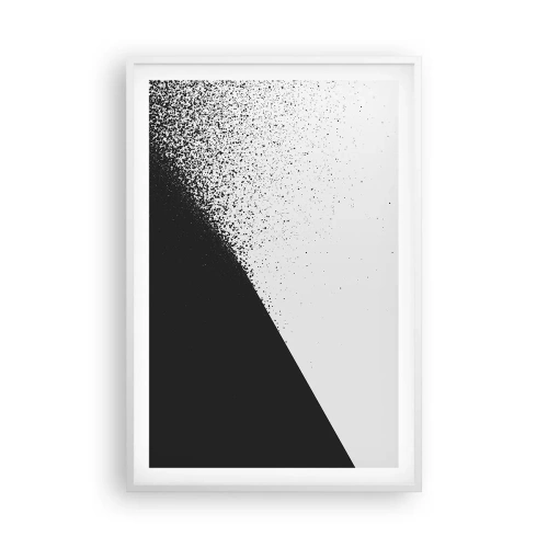 Affisch i vit ram - Snabbare, mer - 61x91 cm