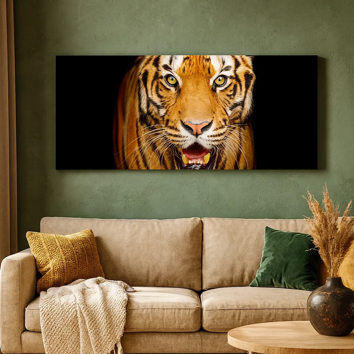 Canvastavla - Bild på duk - Vilt hjärta - 30x30 cm