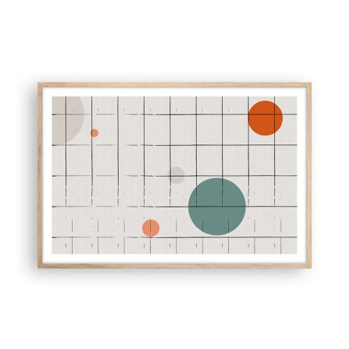 Affisch i ram av ljusek - Fångade. Vi eller de? - 91x61 cm