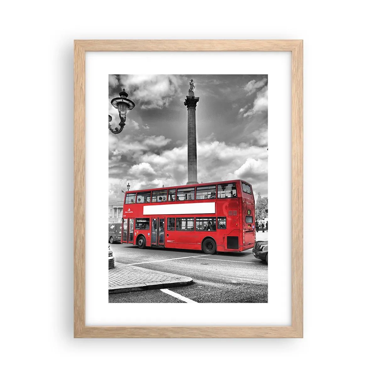 Affisch i ram av ljusek - Stadens riktiga blodomlopp - 30x40 cm