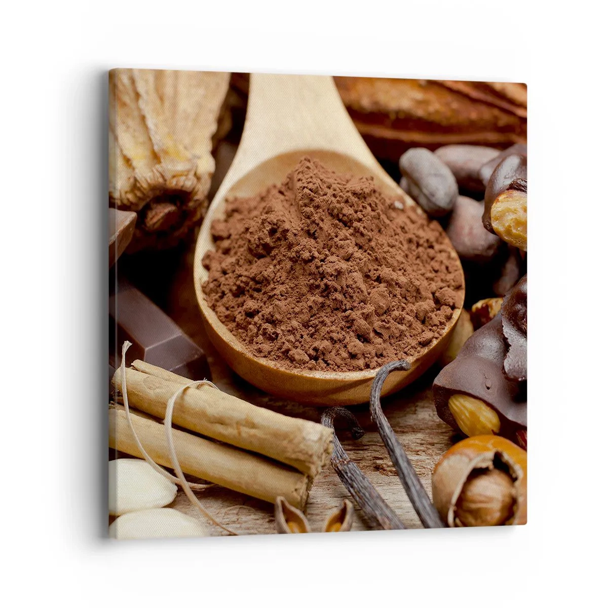 Canvastavla - Bild på duk - Bäst för sorgen - 40x40 cm