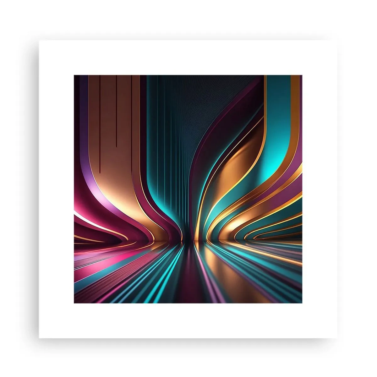 Affisch - Ljusets arkitektur - 30x30 cm
