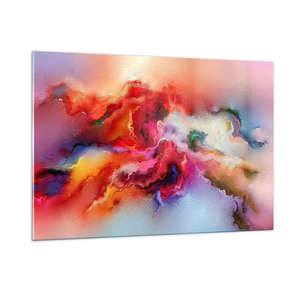 Glastavla - Bild på glas - Fåna drömmarna - rök - 120x80 cm
