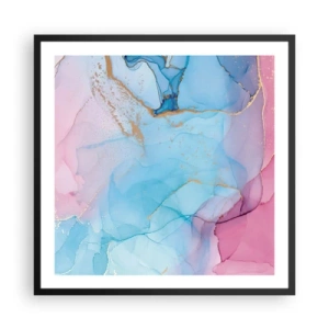 Affisch i svart ram - Möte och infiltration - 60x60 cm