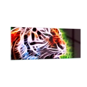 Glastavla - Bild på glas - Farlig stämning - 100x40 cm