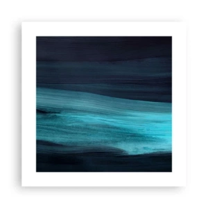 Affisch - Flyt med strömmen - 40x40 cm