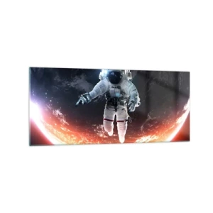 Glastavla - Bild på glas - Får jag stanna en stund till? - 120x50 cm