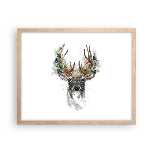 Affisch i ram av ljusek - I högtidskläder - 50x40 cm