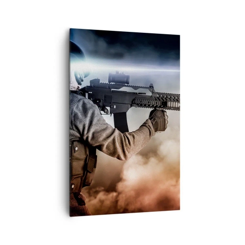 Canvastavla - Bild på duk - Helt enkelt en hjälte - 80x120 cm