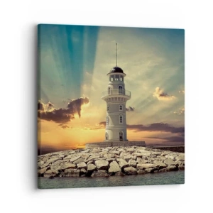 Canvastavla - Bild på duk - Ljus - Godhet - Skönhet - 30x30 cm