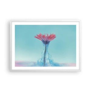 Affisch i vit ram - I upplivande famn - 70x50 cm