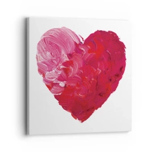 Canvastavla - Bild på duk - All you need is love - 30x30 cm