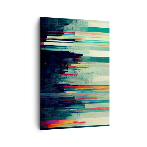Canvastavla - Bild på duk - Futuristisk stad - 70x100 cm