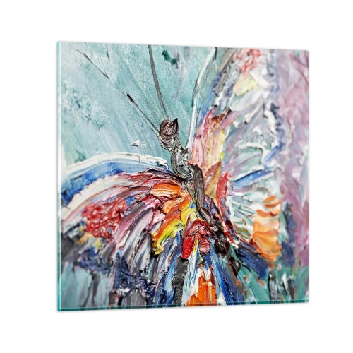 Glastavla - Bild på glas - Målad av naturen - 50x50 cm