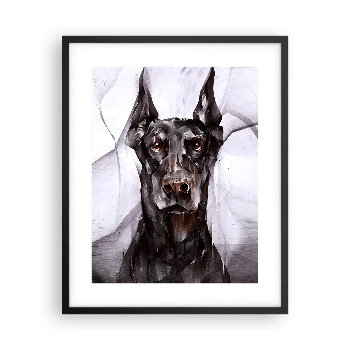 Affisch i svart ram - Rasren - 40x50 cm