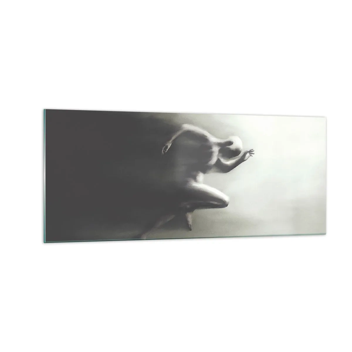 Glastavla - Bild på glas - Omöjlig att stoppa - 100x40 cm