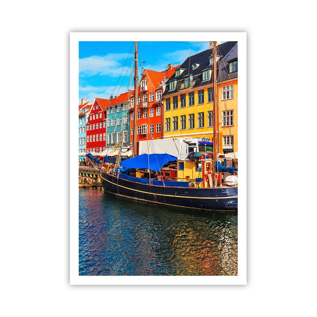 Affisch - Glad kaj - 70x100 cm