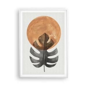 Affisch i vit ram - Alltid solen - 70x100 cm