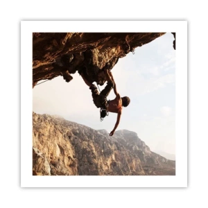 Affisch - Världen i näven - 50x50 cm