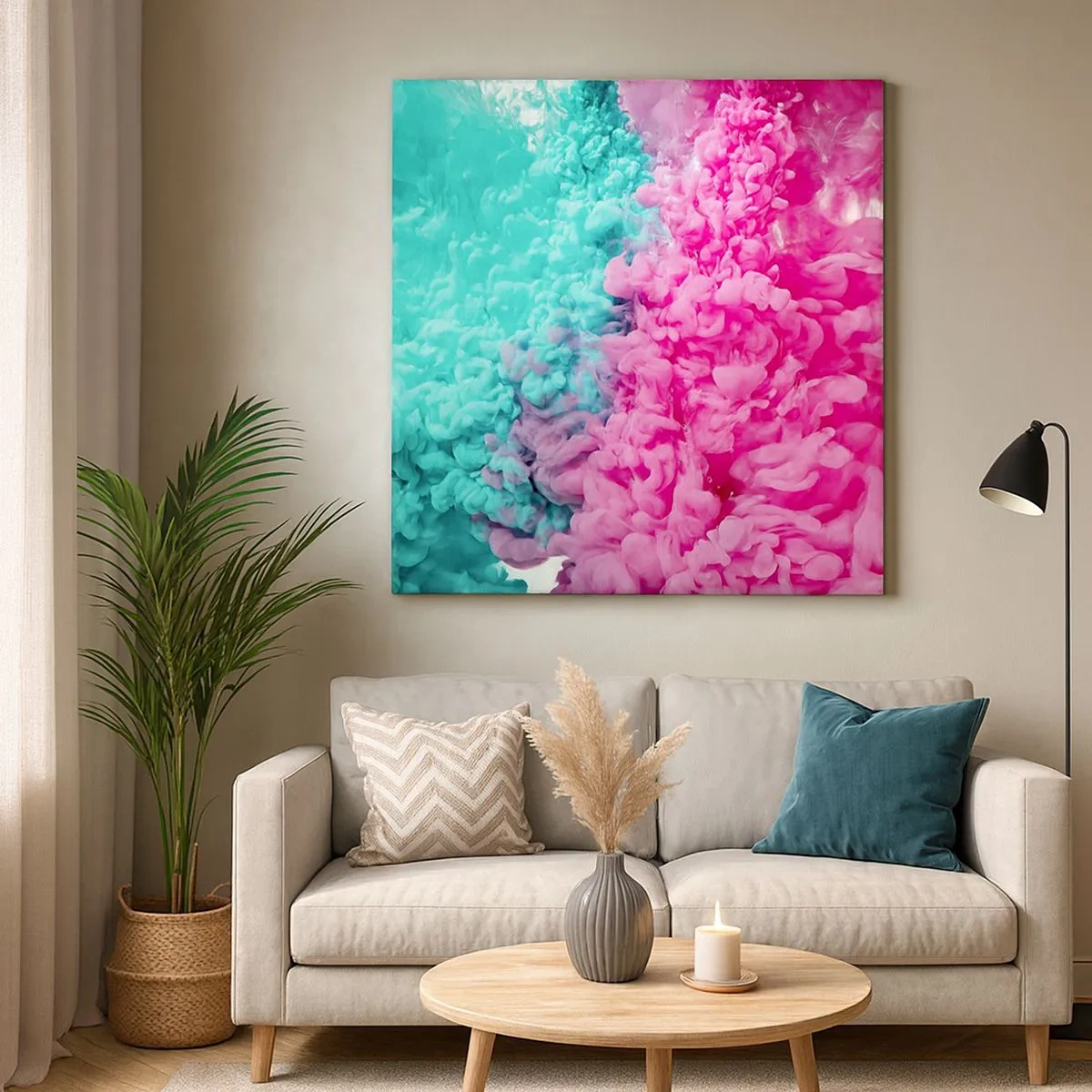 Canvastavla - Bild på duk - Avgörande möte - 30x30 cm