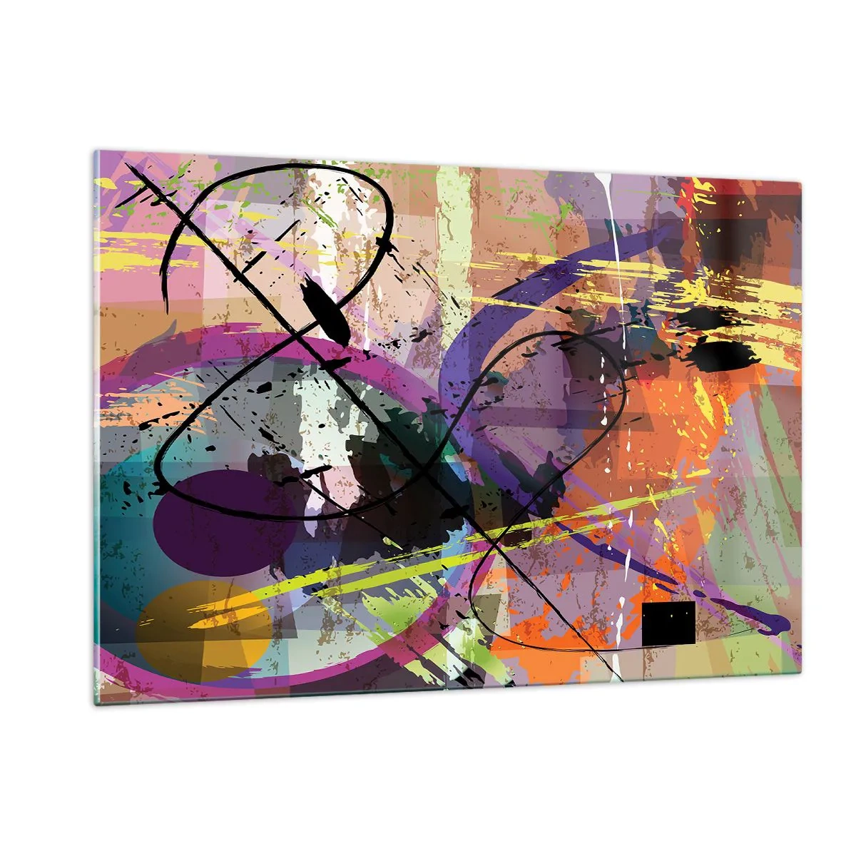 Glastavla - Bild på glas - Rakt fram eller runt - 120x80 cm