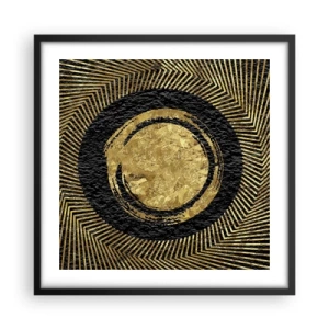 Affisch i svart ram - Glamourös komposition - 50x50 cm