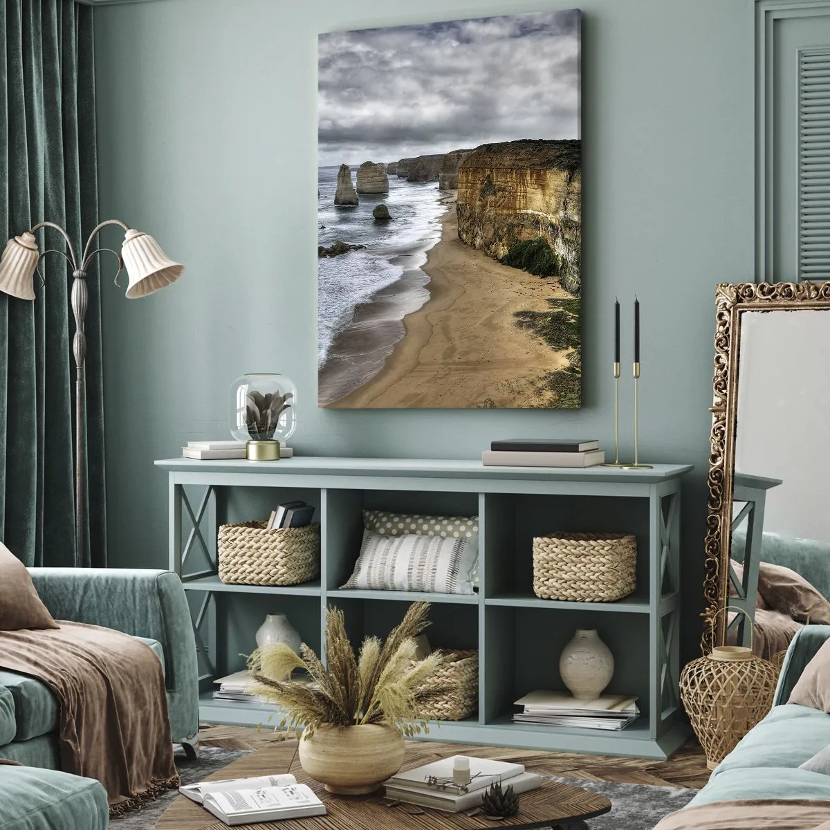 Canvastavla - Bild på duk - Rå skönhet - 45x80 cm