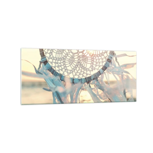 Glastavla - Bild på glas - Spetstotem - 120x50 cm