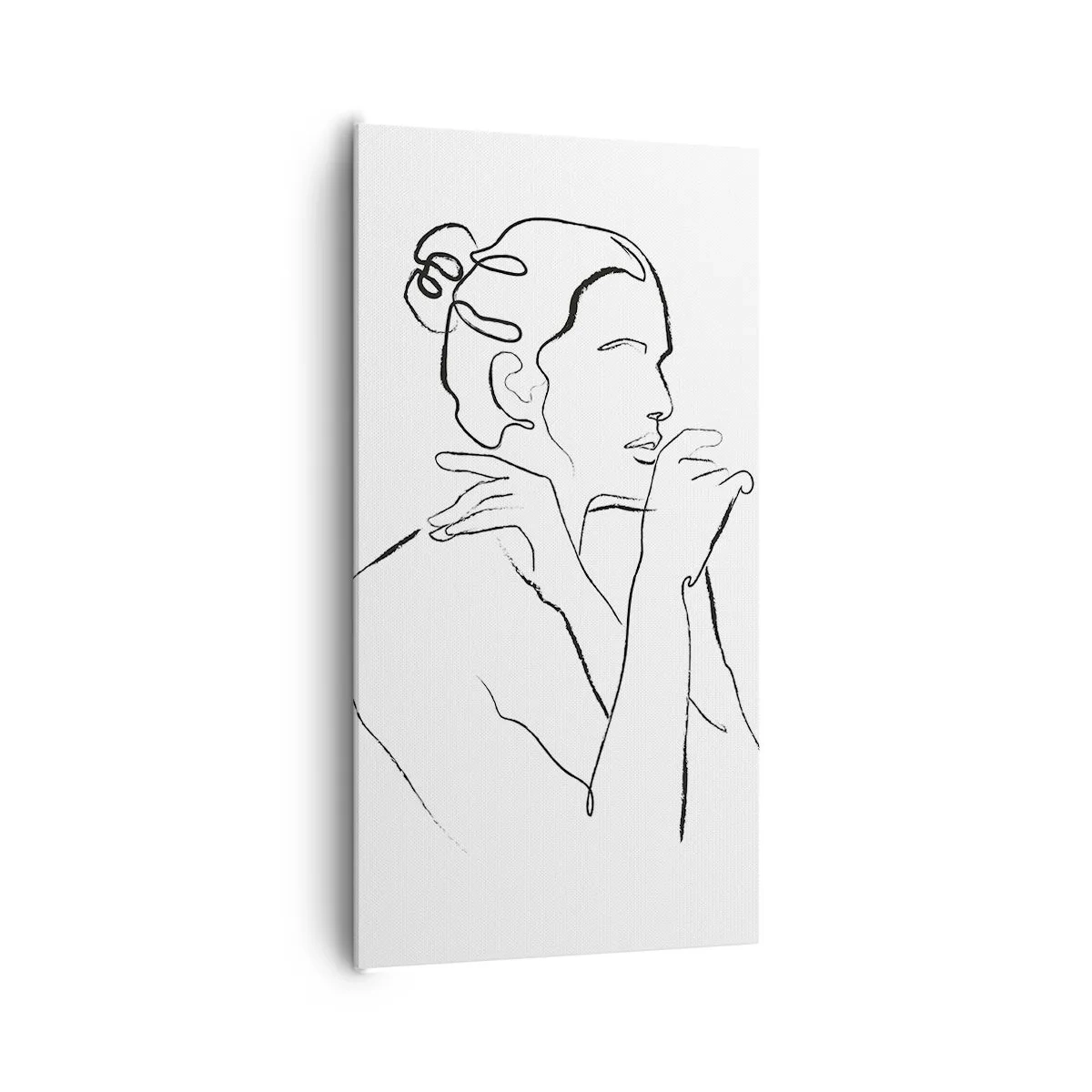 Canvastavla - Bild på duk - Akten: ett sensuellt mysterium - 65x120 cm