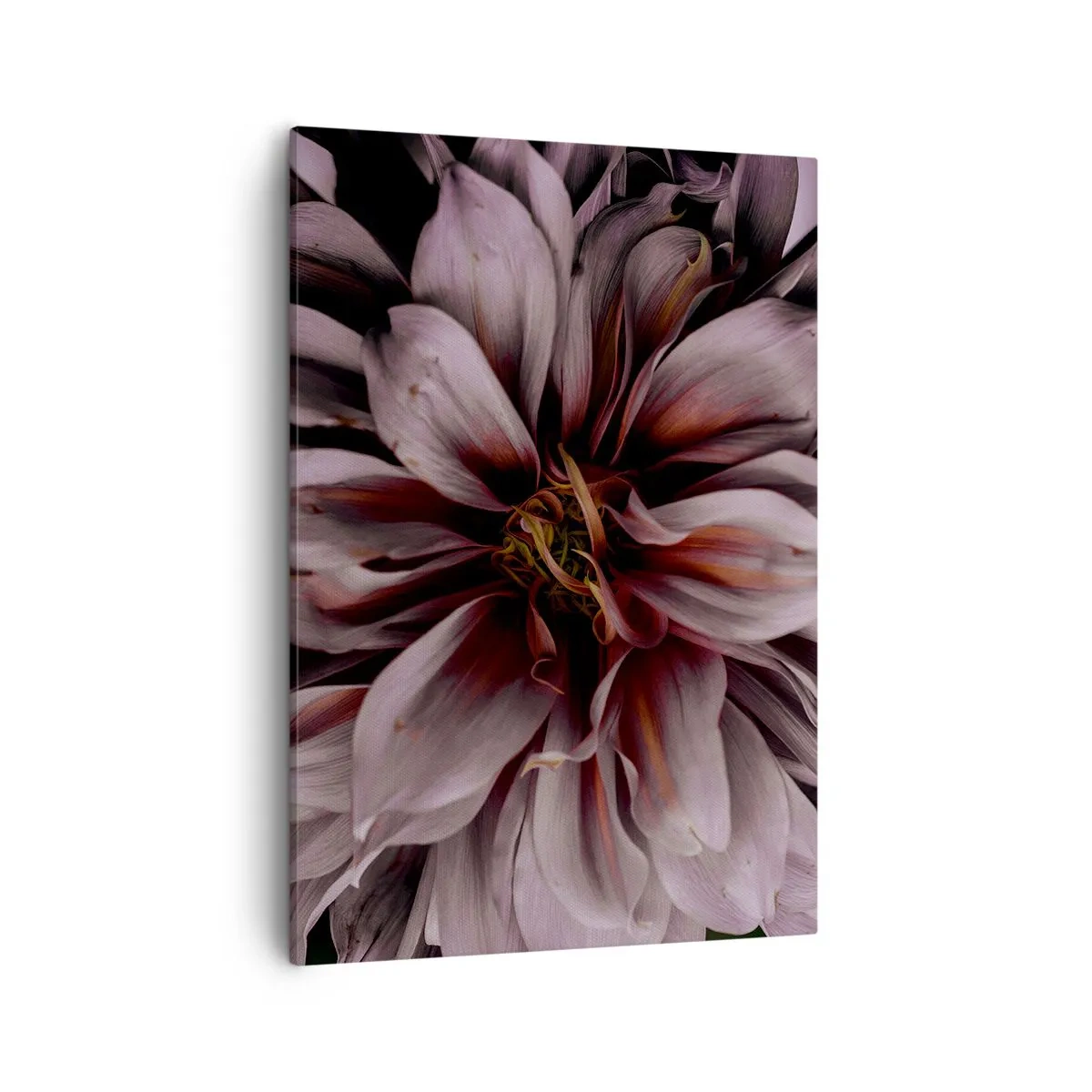 Canvastavla - Bild på duk - Blommigt hjärta - 50x70 cm