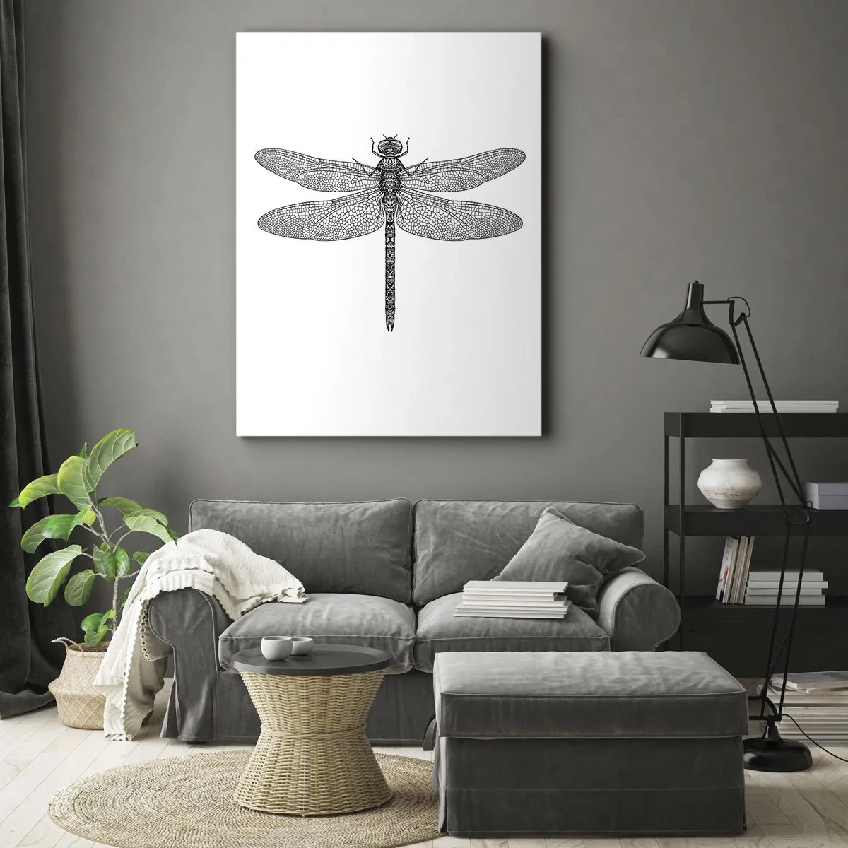 Canvastavla - Bild på duk - Precision i naturen - 70x100 cm