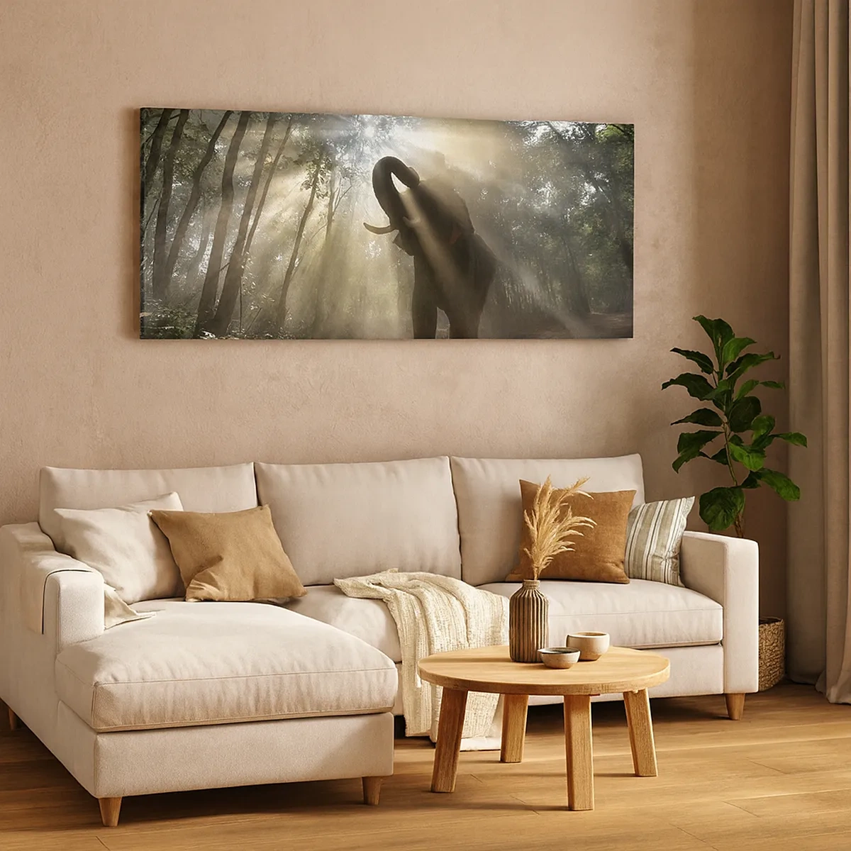 Canvastavla - Bild på duk - Under en lycklig stjärna - 30x30 cm