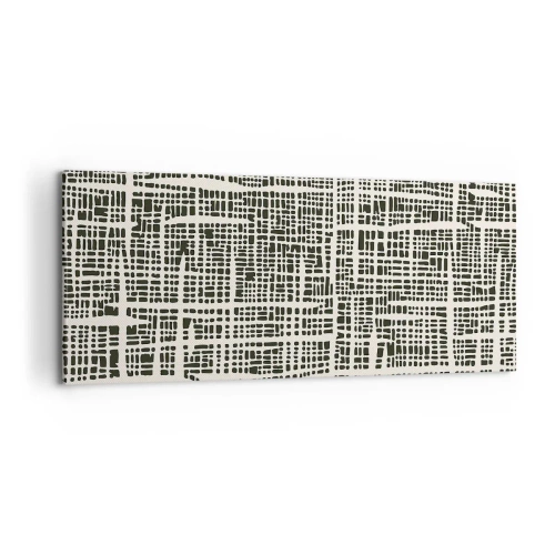 Canvastavla - Bild på duk - Vävd komposition - 100x40 cm
