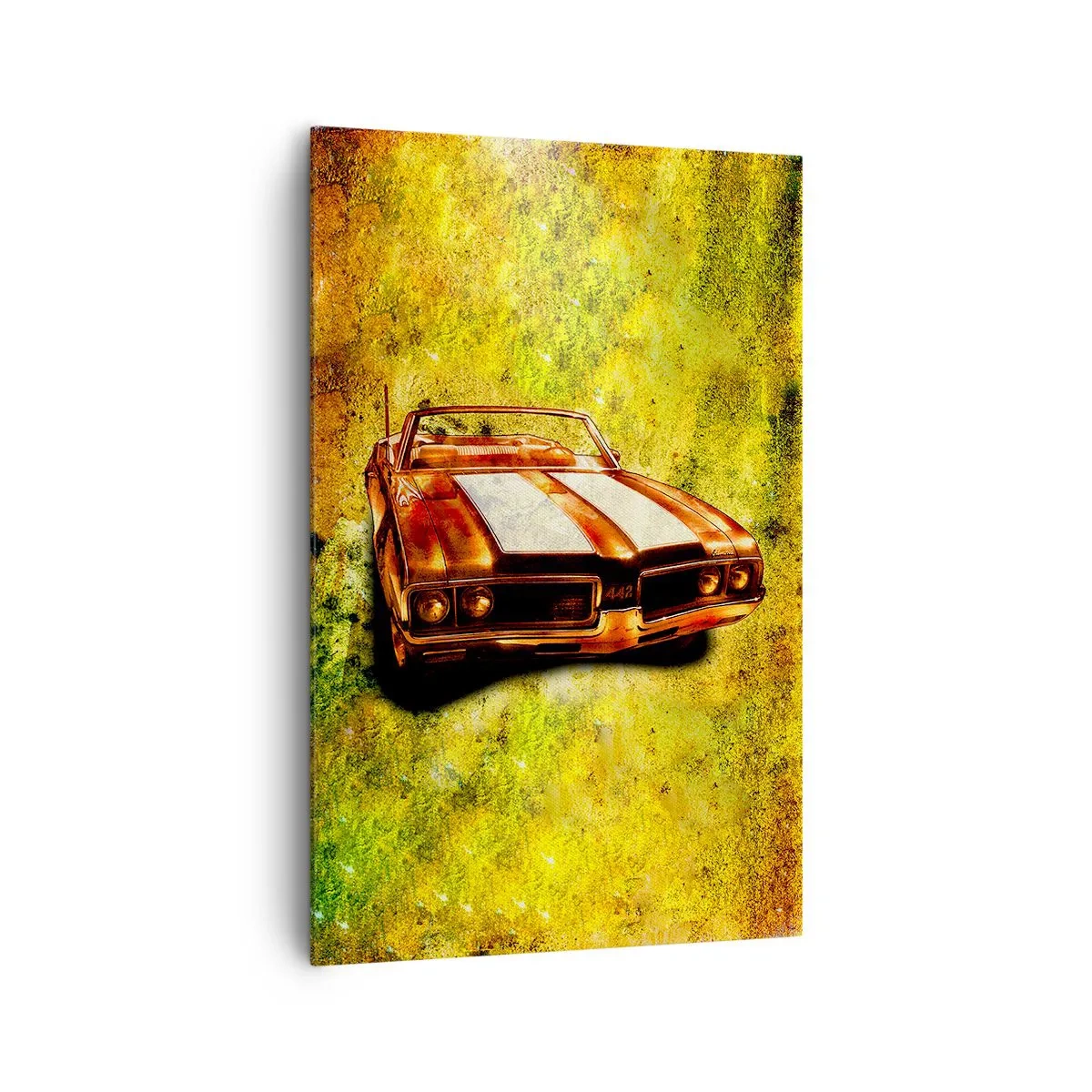 Canvastavla - Bild på duk - Kraft förtrollad i formerna - 80x120 cm