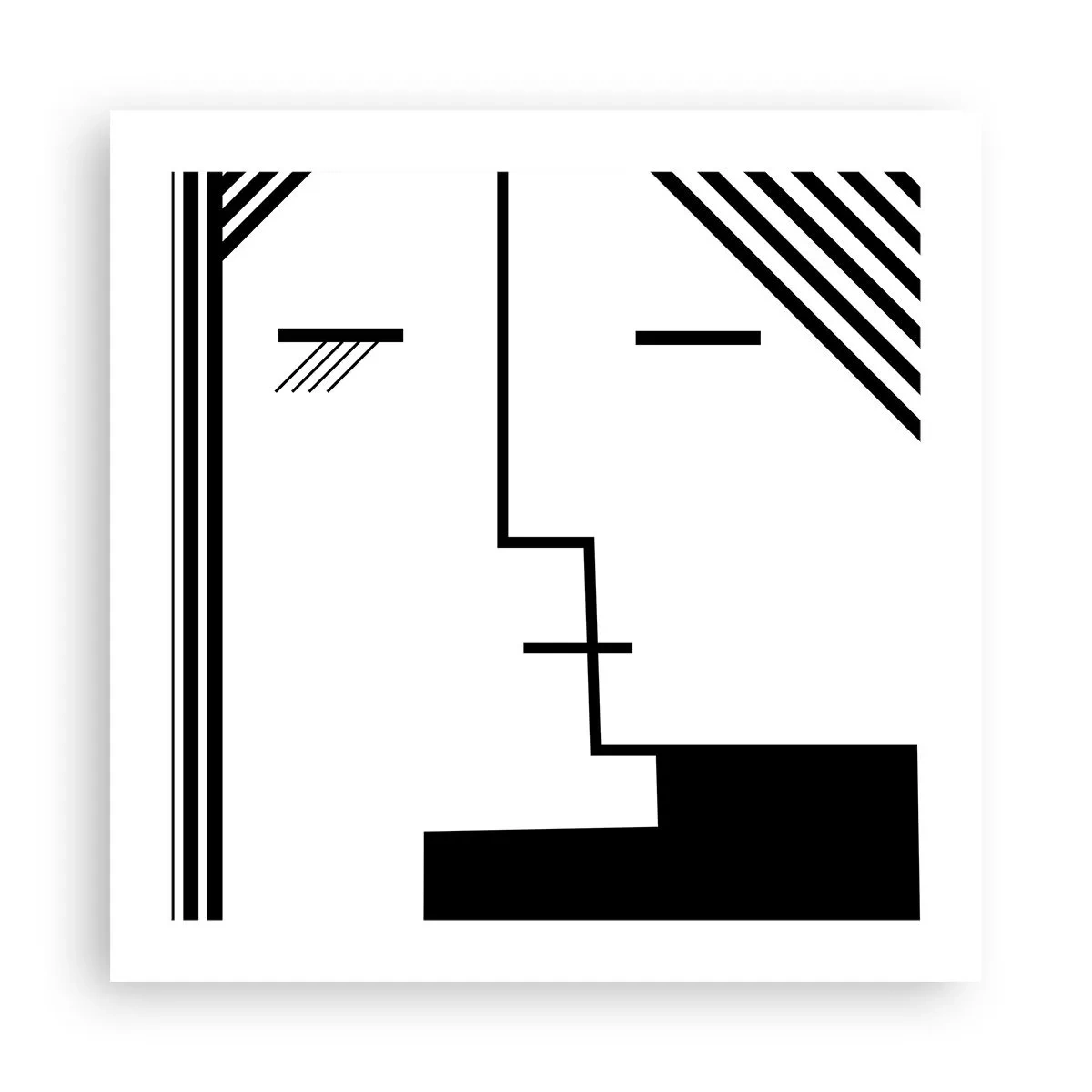 Affisch - Bara en kyss - 50x50 cm