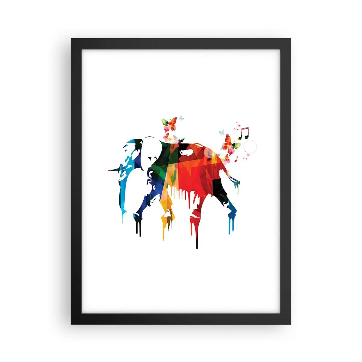 Affisch i svart ram - Var och en kan dansa - 30x40 cm