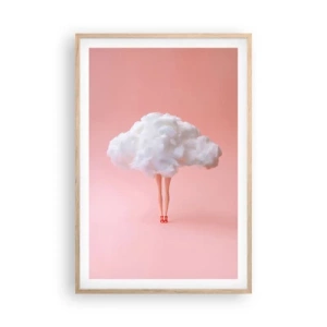 Affisch i ram av ljusek - Söt utfästelse - 61x91 cm