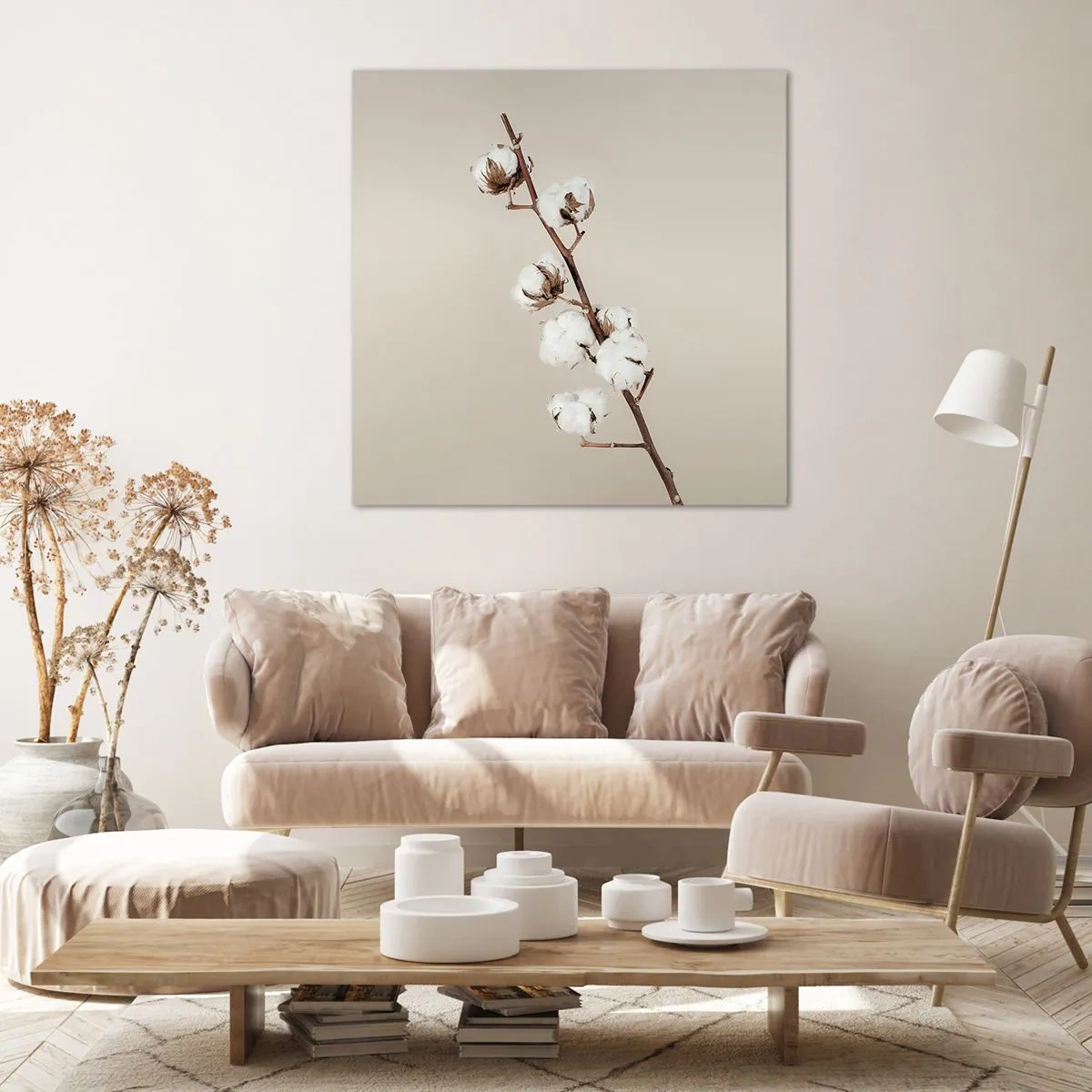 Canvastavla - Bild på duk - Hos mjukhetens källa - 60x60 cm