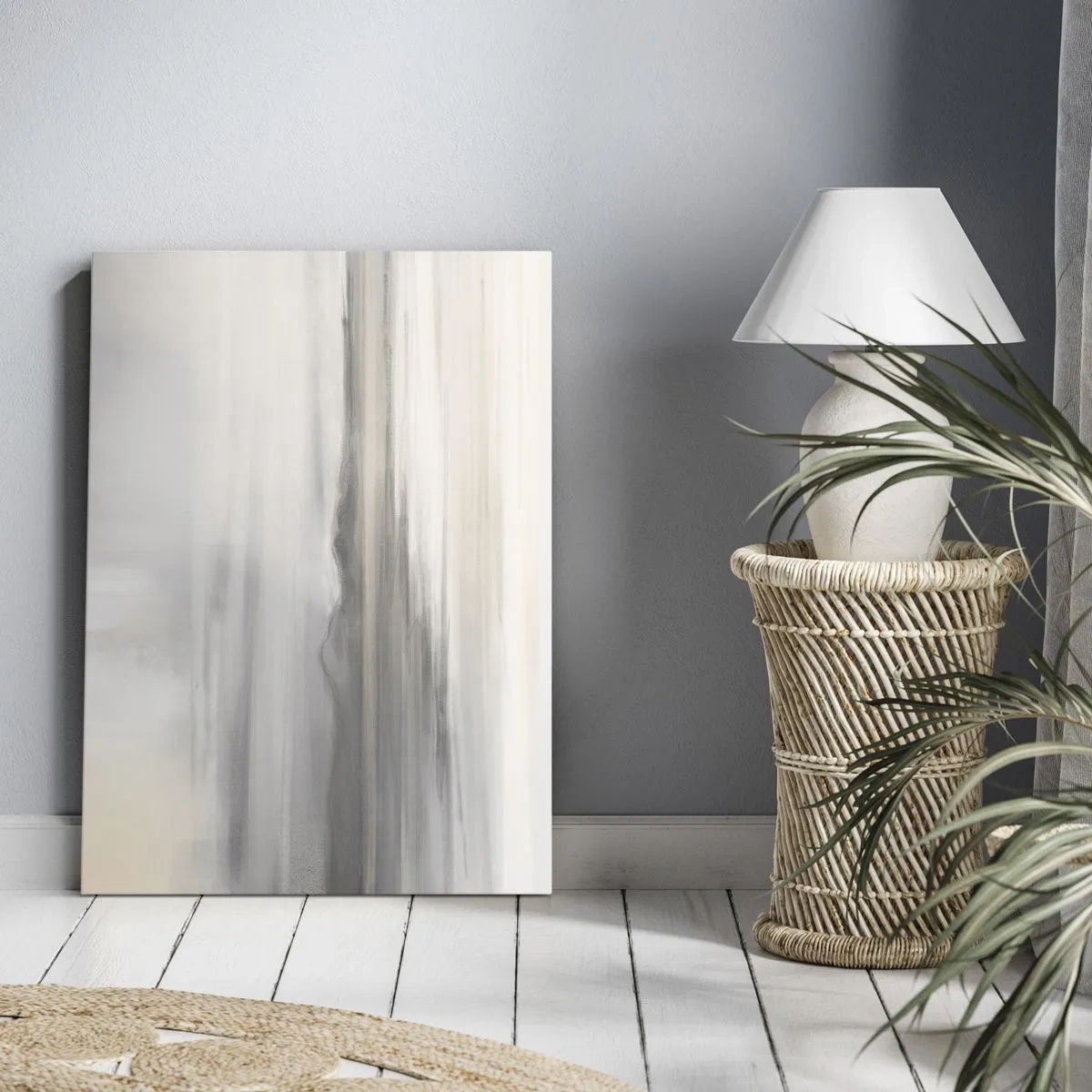 Canvastavla - Bild på duk - En eftertänksam bakgrund - 45x80 cm