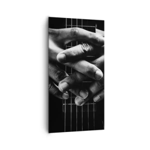 Canvastavla - Bild på duk - Artistens bön - 65x120 cm